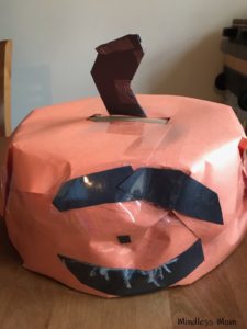 DIY Halloween Pumpkin Pinata